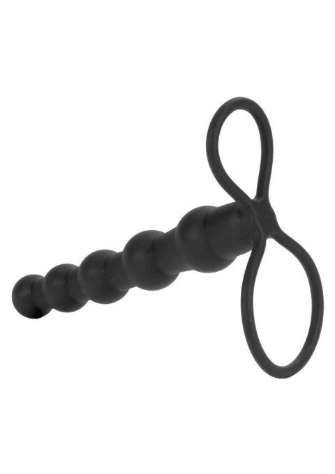 Silicone Beaded Double Rider Black Silicone Beaded Double Rider Black