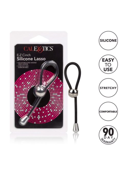 E-Z Cinch Silicone Lasso Black E-Z Cinch Silicone Lasso Black