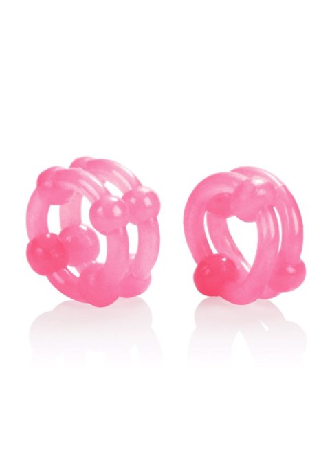 Island Rings Double Stacker Pink Island Rings Double Stacker Pink
