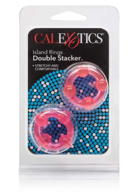 Island Rings Double Stacker Pink Island Rings Double Stacker Pink