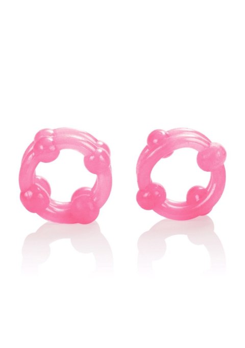 Island Rings Double Stacker Pink Island Rings Double Stacker Pink