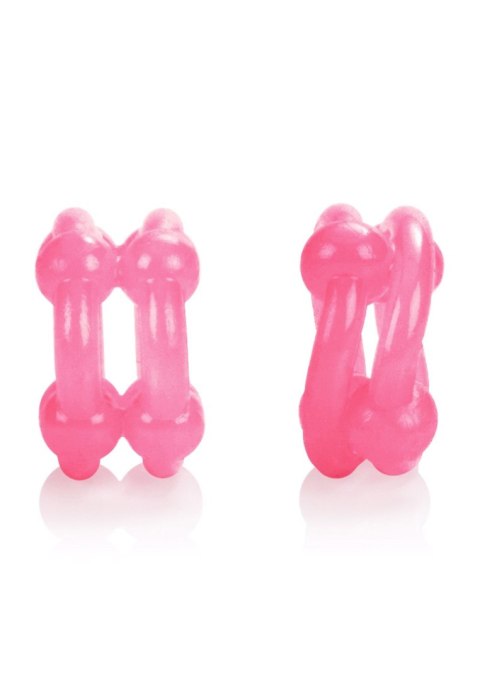 Island Rings Double Stacker Pink Island Rings Double Stacker Pink