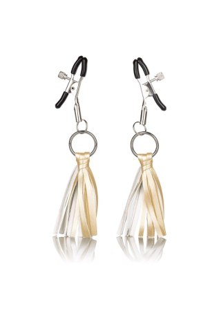 Playful Tassels Nipple Clamps Gold