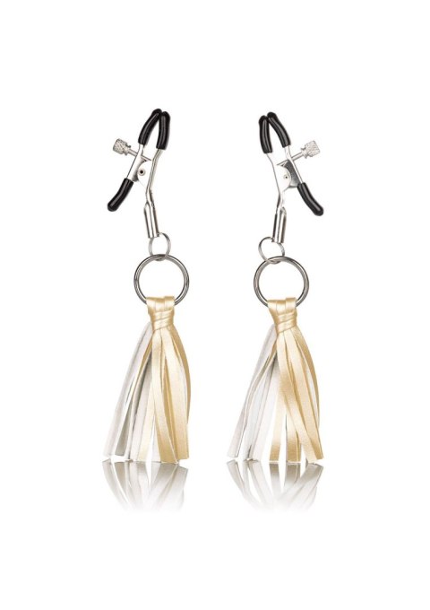Playful Tassels Nipple Clamps Gold Playful Tassels Nipple Clamps Gold