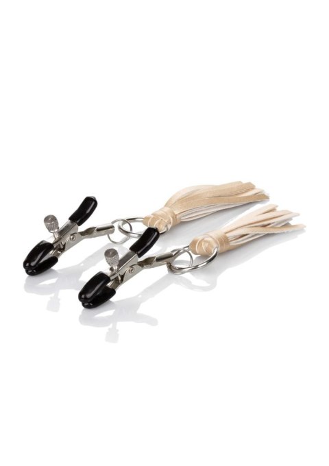 Playful Tassels Nipple Clamps Gold Playful Tassels Nipple Clamps Gold