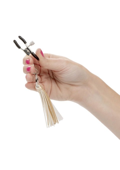 Playful Tassels Nipple Clamps Gold Playful Tassels Nipple Clamps Gold