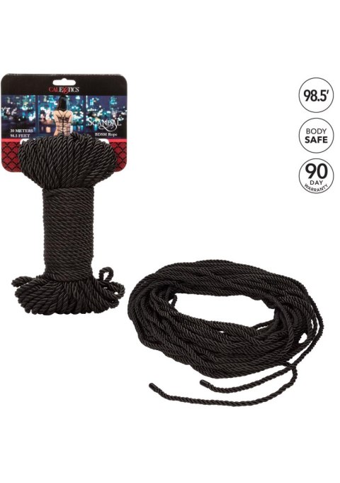 Scandal BDSM Rope 30M Black Scandal BDSM Rope 30M Black