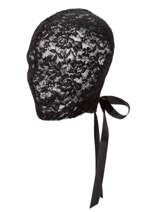 Scandal Corset Lace Hood Black Scandal Corset Lace Hood Black