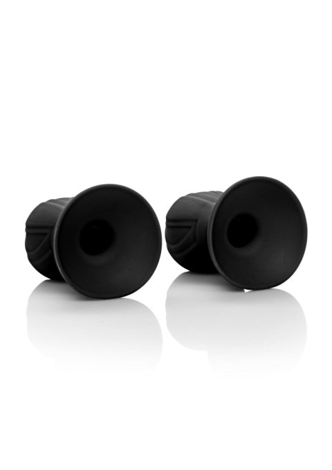Silicone Pro Nipple Suckers Black Silicone Pro Nipple Suckers Black