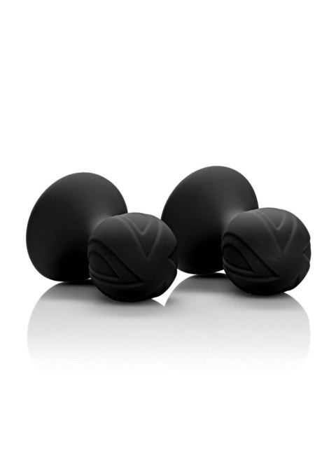 Silicone Pro Nipple Suckers Black Silicone Pro Nipple Suckers Black