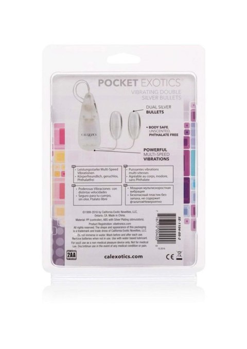 Vibrating Bullets Silver Vibrating Bullets Silver