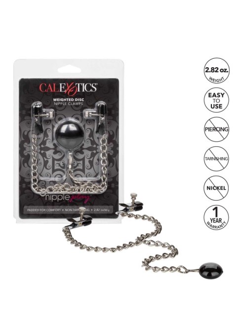 Weighted Disc Nipple Clamps Metal Weighted Disc Nipple Clamps Metal
