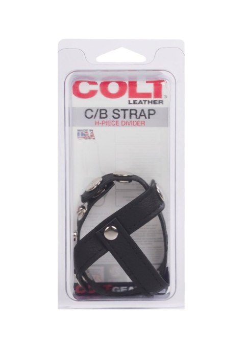 COLT Leather H-Piece Divider Black COLT Leather H-Piece Divider Black