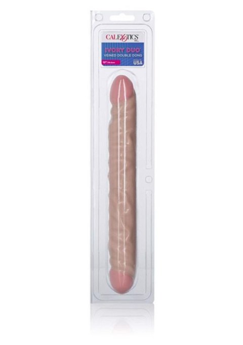Veined Double Dong 12 inch Light skin tone Veined Double Dong 12 inch Light skin tone