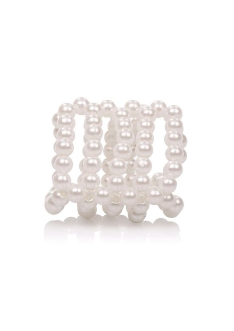 Pearl Stroker Beads Small White