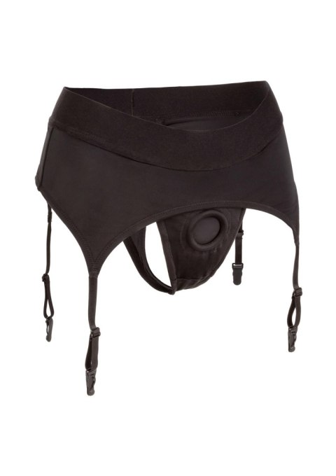 Boundless Thong with Garter Black Boundless Thong with Garter Black