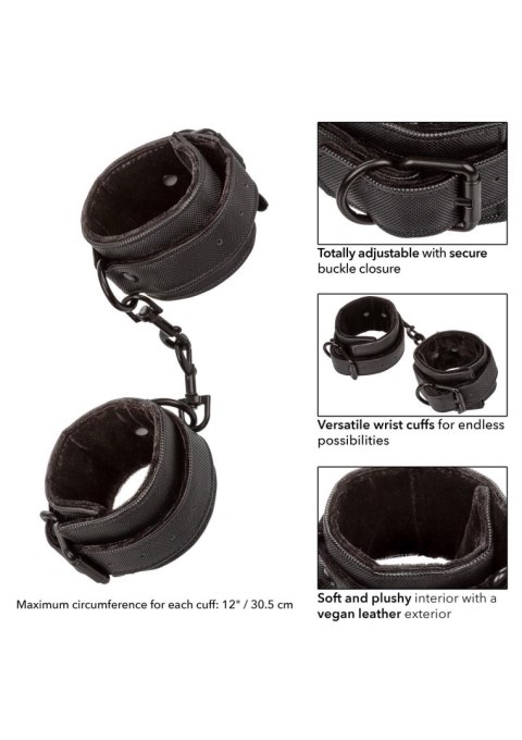 Boundless Wrist Cuffs Black Boundless Wrist Cuffs Black