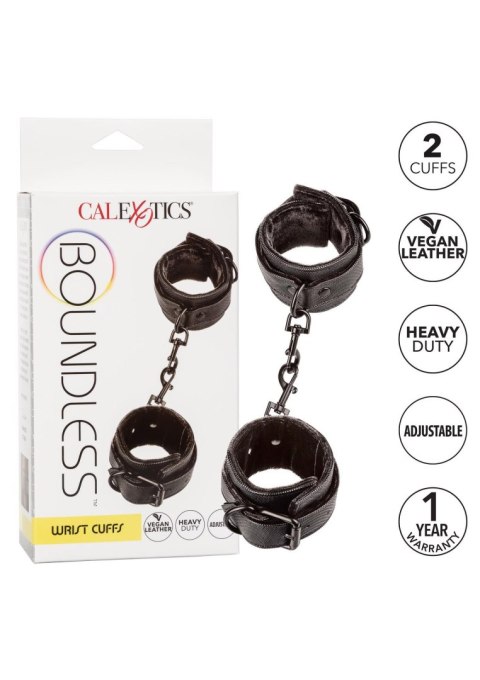 Boundless Wrist Cuffs Black Boundless Wrist Cuffs Black