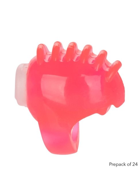 Vibrating Finger Teaser 24 pcs Pink