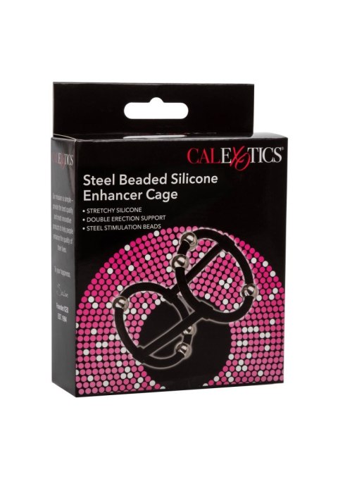 Beaded Silicone Enhancer Cage Black Beaded Silicone Enhancer Cage Black