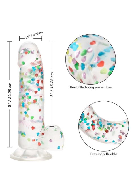 I Love Dick Heart Filled Dong Transparent