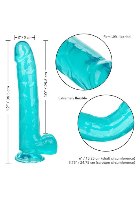 Queen Size Dong 10 Inch Blue