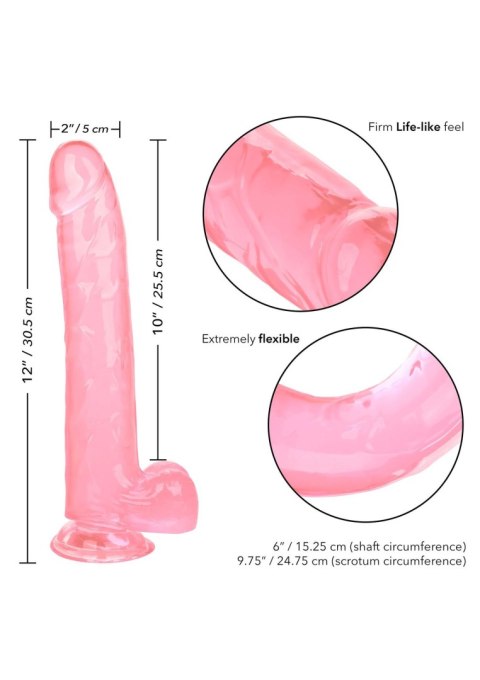 Queen Size Dong 10 Inch Pink