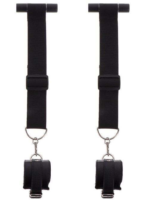 Door Bars and Wrist Cuffs Black Door Bars and Wrist Cuffs Black