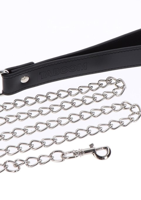 Elegant Collar and Chain Leash Black Elegant Collar and Chain Leash Black