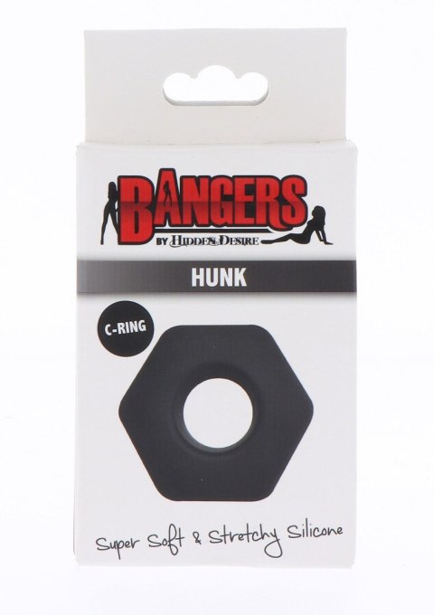Soft Silicone Hunk C-Ring Black Soft Silicone Hunk C-Ring Black