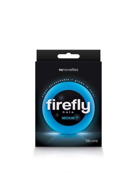 Halo 55mm Cockring Medium Blue Halo 55mm Cockring Medium Blue