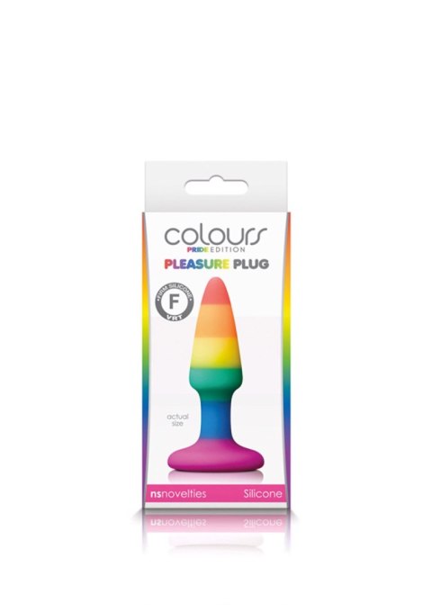 Pleasure Plug Rainbow Mini Multicolor Pleasure Plug Rainbow Mini Multicolor