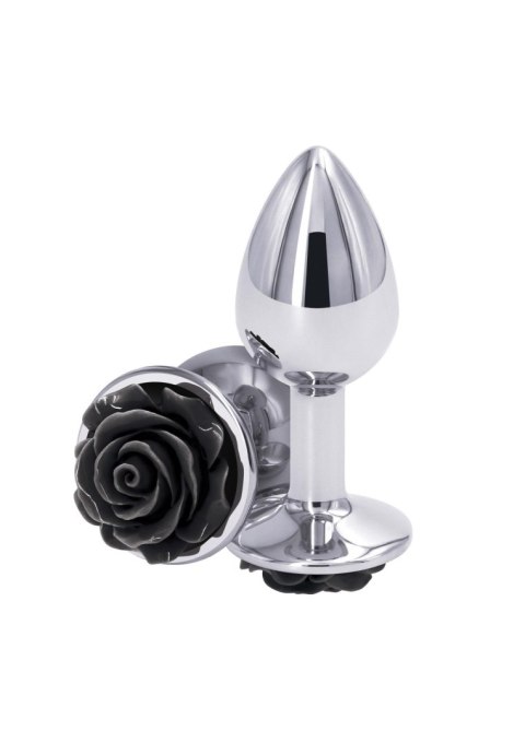 Rose Buttplug Small Black Rose Buttplug Small Black