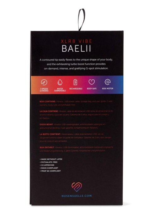 Sensuelle Baelii XLR8 Aqua Sensuelle Baelii XLR8 Aqua