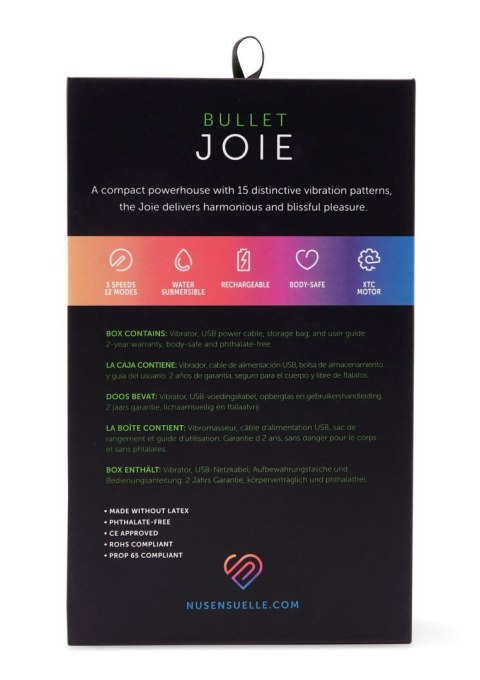 Sensuelle Joie Bullet Black Sensuelle Joie Bullet Black