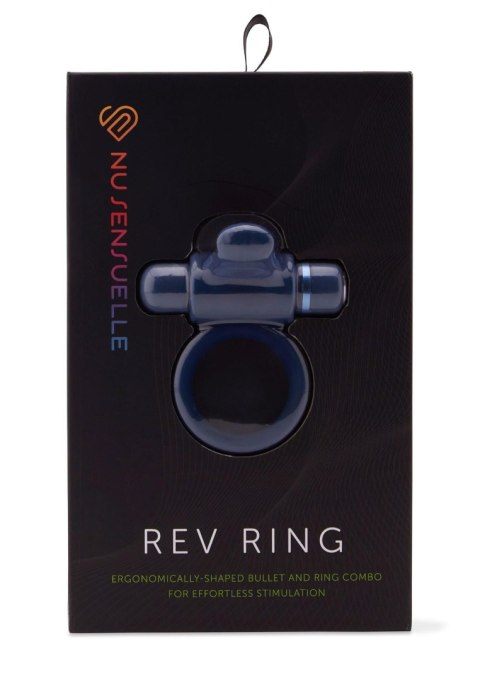 Sensuelle Silicone Bullet Ring Blue Sensuelle Silicone Bullet Ring Blue