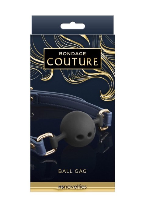 Bondage Couture Ball Gag Blue Bondage Couture Ball Gag Blue