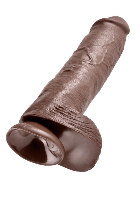 Cock 11 Inch With Balls Brown skin tone Cock 11 Inch With Balls Brown skin tone