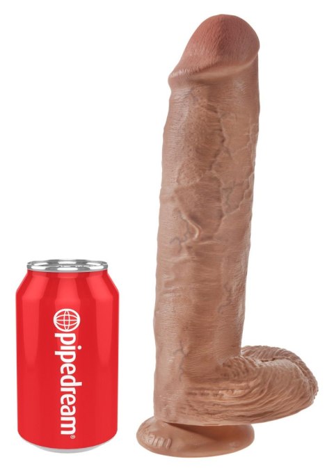 Cock 11 Inch With Balls Caramel skin tone Cock 11 Inch With Balls Caramel skin tone