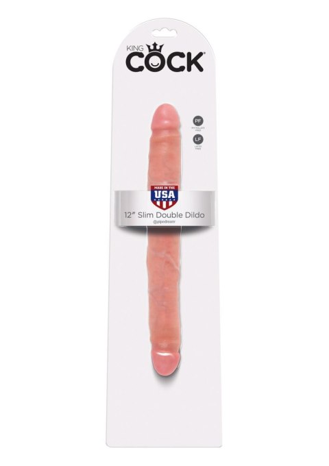 Cock 12 Inch Slim Double Light skin tone Cock 12 Inch Slim Double Light skin tone