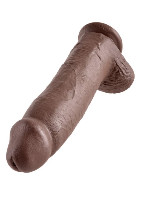 Cock 12 Inch With Balls Brown skin tone Cock 12 Inch With Balls Brown skin tone