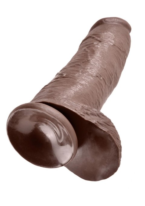Cock 12 Inch With Balls Brown skin tone Cock 12 Inch With Balls Brown skin tone