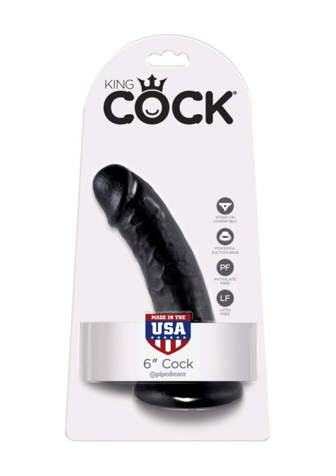 Cock 6 Inch Black Cock 6 Inch Black