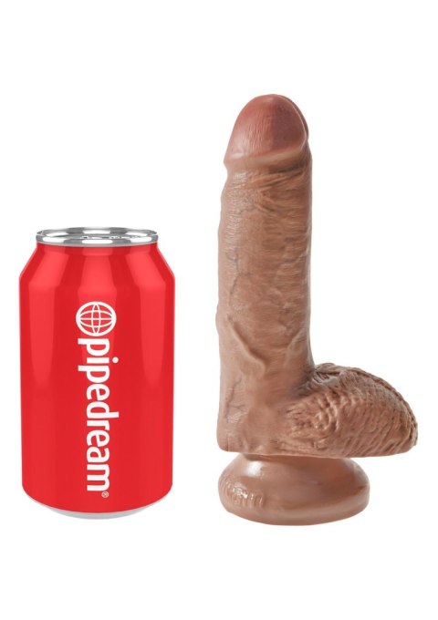 Cock 7 Inch With Balls Caramel skin tone Cock 7 Inch With Balls Caramel skin tone