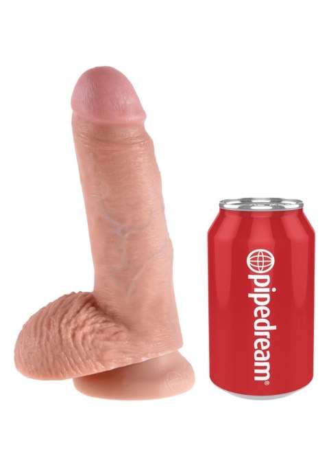 Cock 7 Inch With Balls Light skin tone Cock 7 Inch With Balls Light skin tone