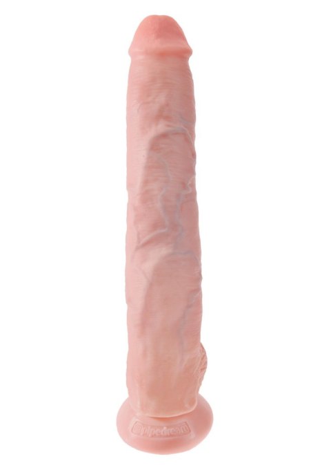 King Cock 14Inch With Balls Light skin tone King Cock 14Inch With Balls Light skin tone