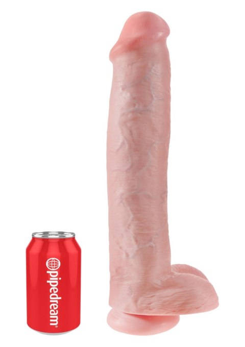 King Cock 15Inch With Balls Light skin tone King Cock 15Inch With Balls Light skin tone