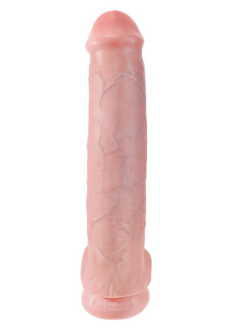 King Cock 15Inch With Balls Light skin tone King Cock 15Inch With Balls Light skin tone