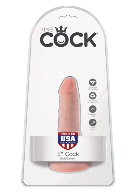 King Cock 5Inch Cock Light skin tone King Cock 5Inch Cock Light skin tone
