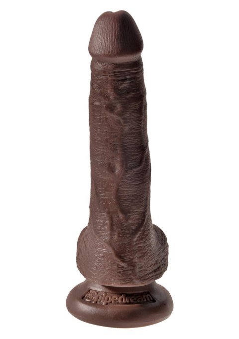 King Cock 6' Cock With Balls Brown skin tone King Cock 6' Cock With Balls Brown skin tone